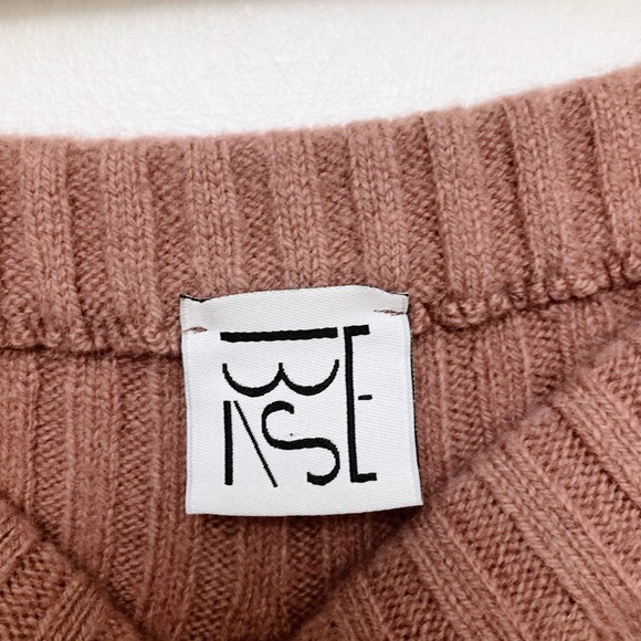 Baserange Maru Pants Small Pink Ribbed Wool - Picture 6 of 7